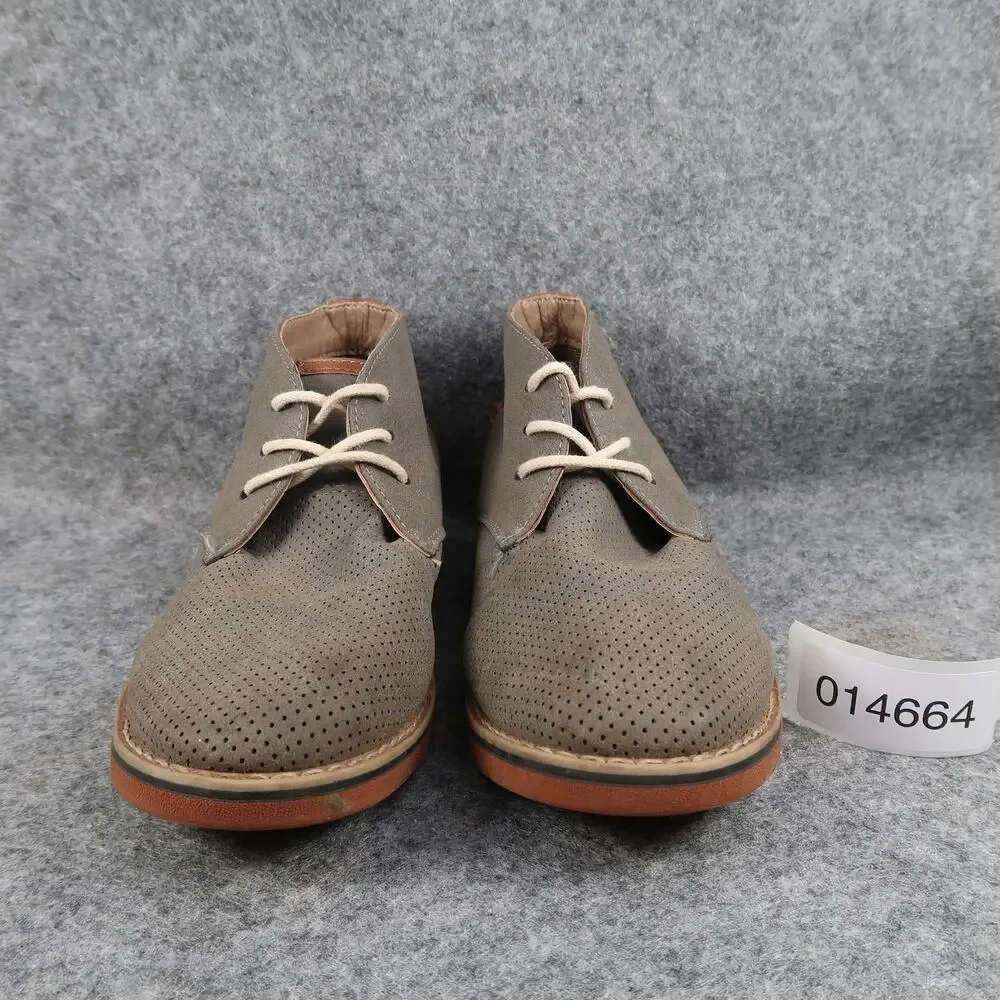 Report Shoes Kids Boys 3 Chukka Boot Casual Dress Lace Up Perforated  Sneaker